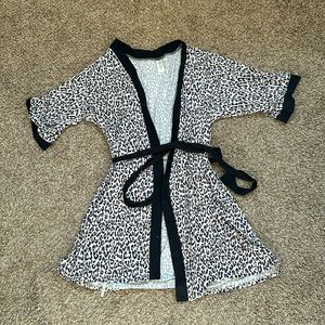 Leopard Print Robe